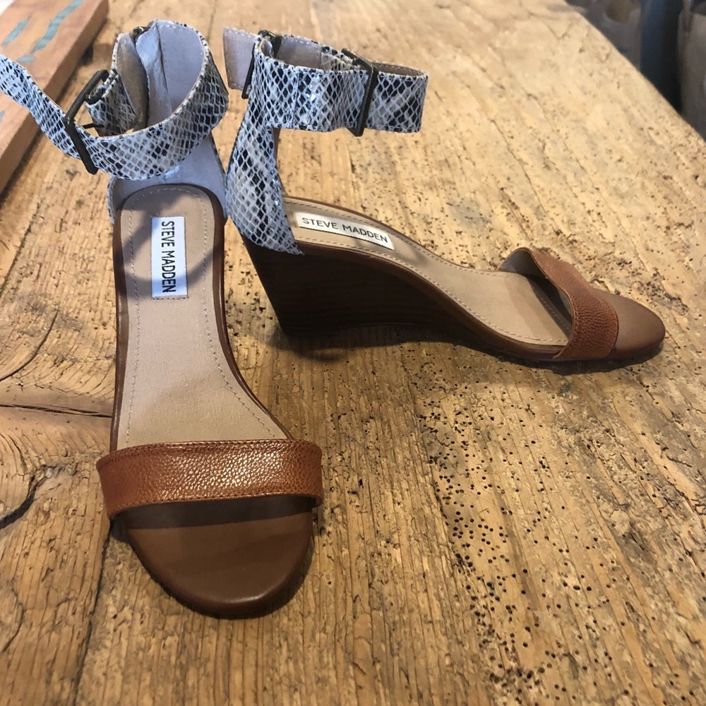 Strappy Wedge Sandals